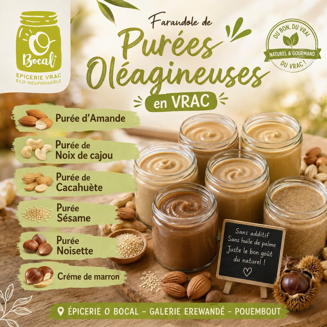 Bocaux purées oléagineuses